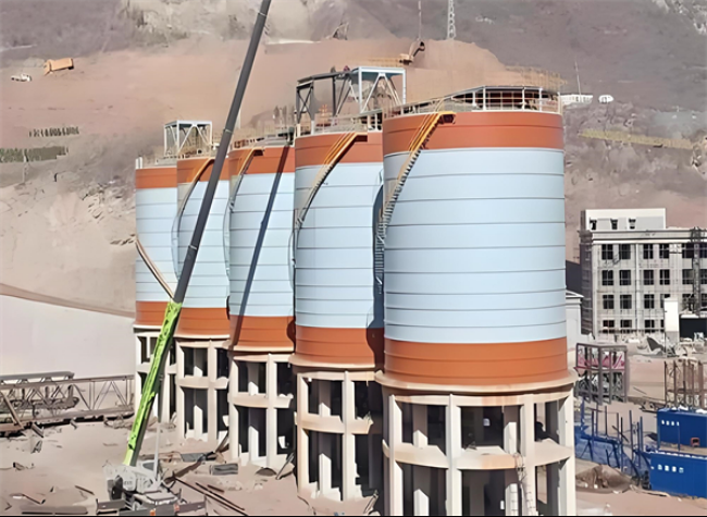 颍泉高架钢板仓